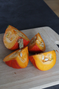 Geschnittener Kürbis