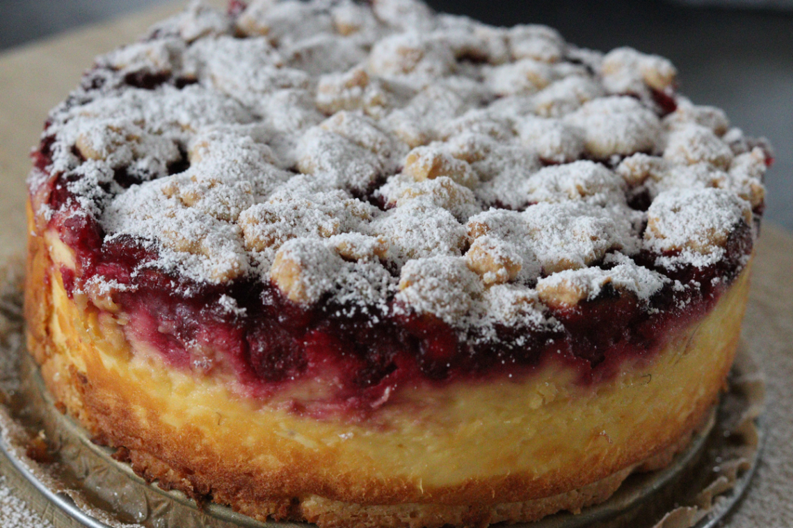 Himbeer-Käsekuchen